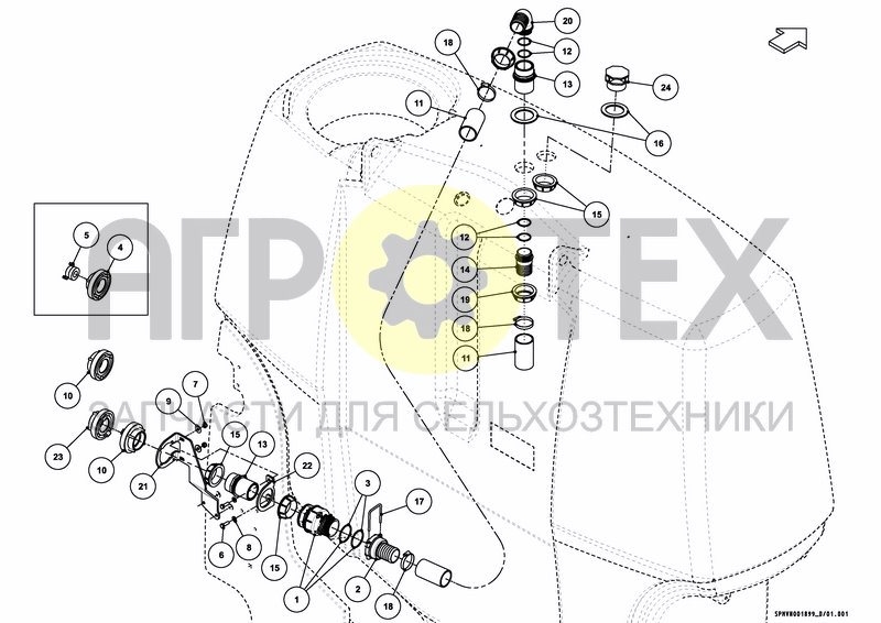 Чертеж HYDRANT FITTING