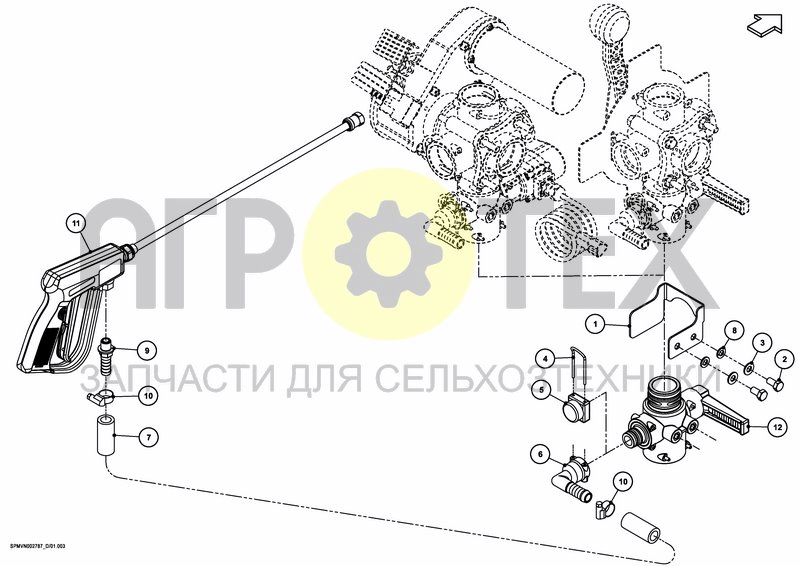 Чертеж SPRAYGUN