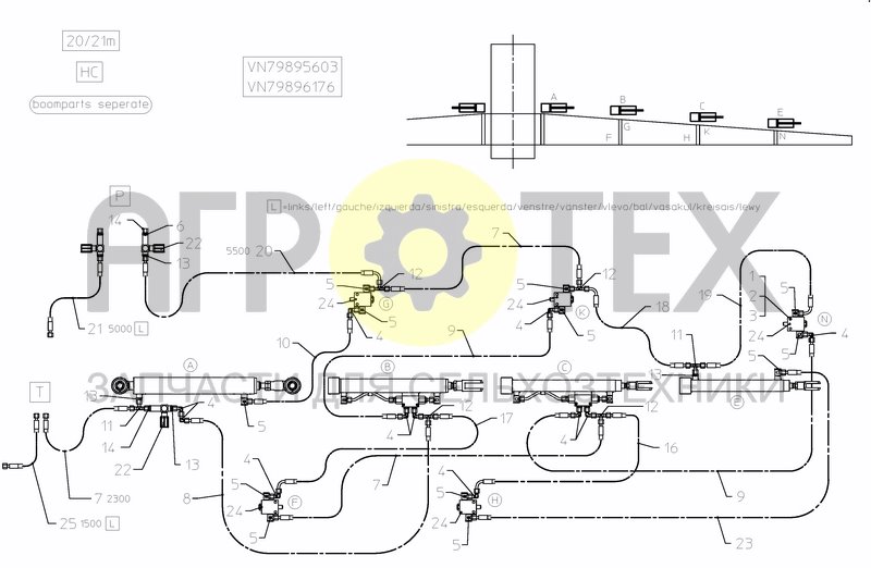 Чертеж HYDRAULICS COMFORT 1 20/21M