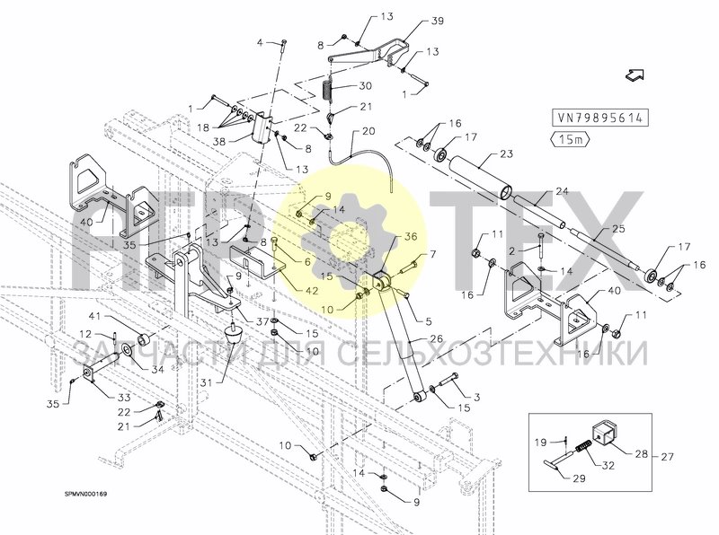 Чертеж LIFTFRAME HPT 15M