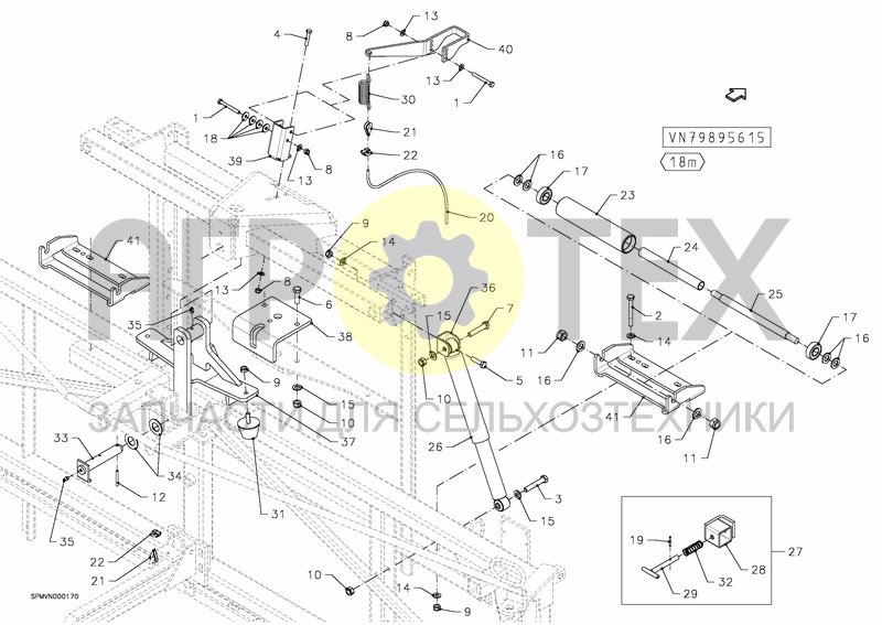 Чертеж LIFTFRAME HPT 18M