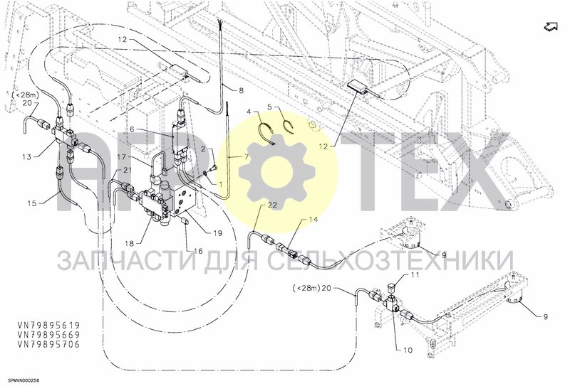 Чертеж BOOM GUIDE INCL HYDR