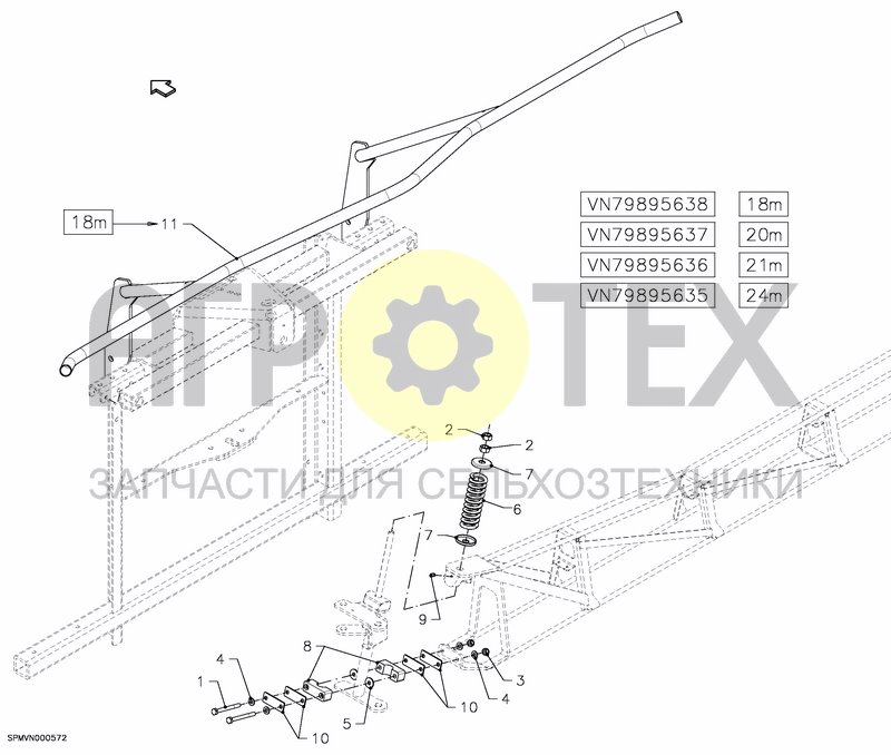 Чертеж SPRAYBOOM HC 18---24m [2PF]