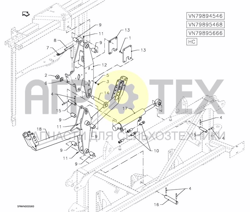 Чертеж MIDDLESECTION HC 18---24m [2PF]