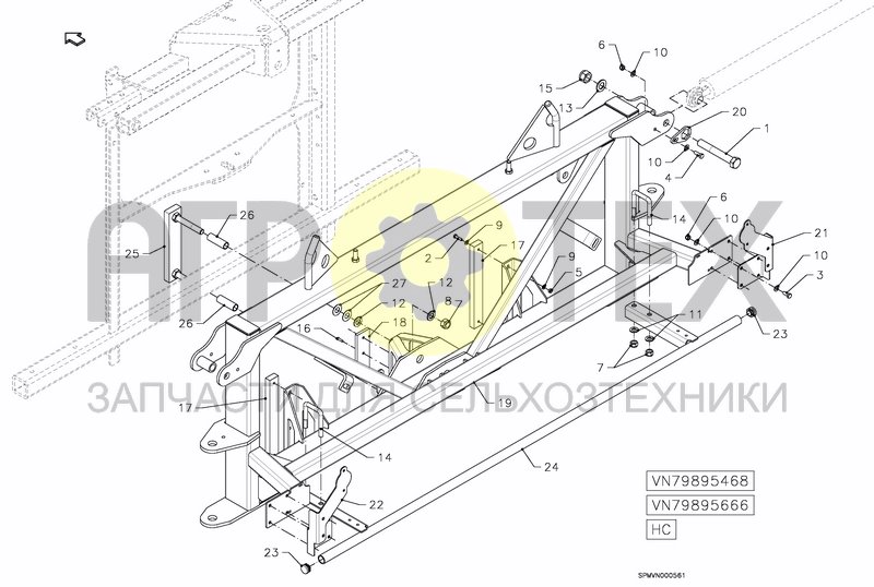 Чертеж MIDDLESECTION HC 18---24m [2PF]