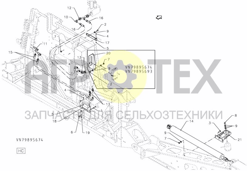 Чертеж BOOM GUIDE HC