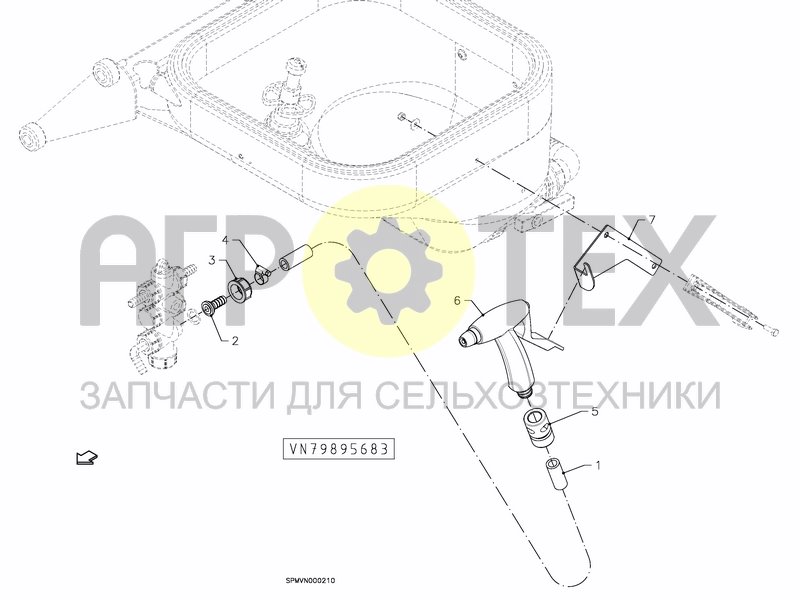 Чертеж SPRAYGUN MIXTANK