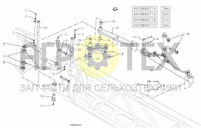 Чертеж SPRAYBOOM HSS 18---24m [2PF]