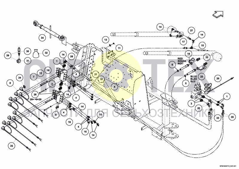 Чертеж HYDRAULICS COMFORT 2 18---24m [2PF]