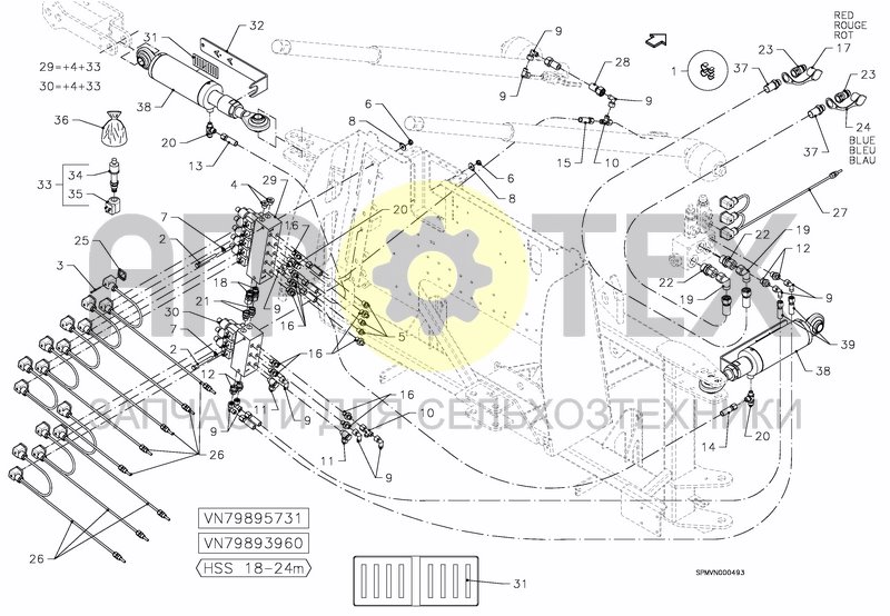 Чертеж HYDRAULICS COMFORT 3 18---24m [2PF]