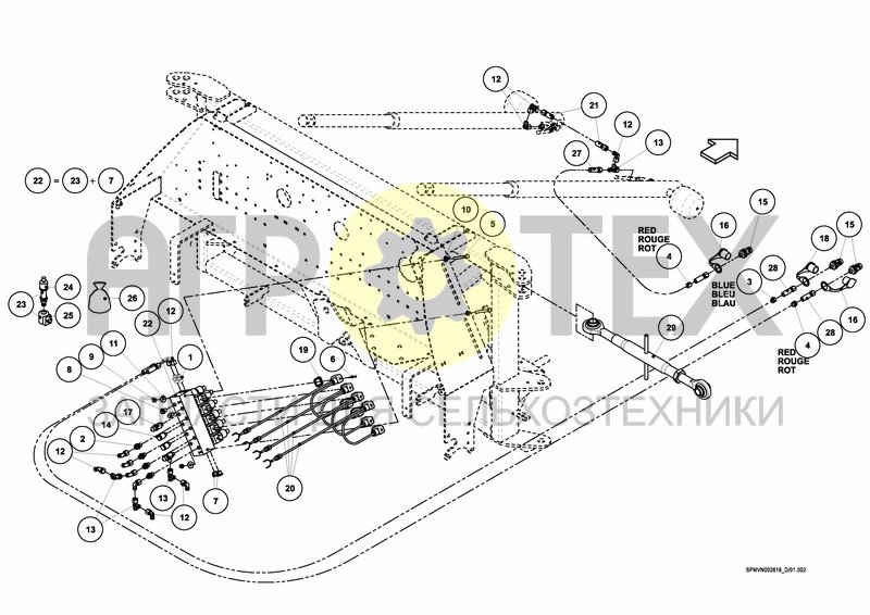 Чертеж HYDRAULICS BASIC 1 27---30m [2PF]