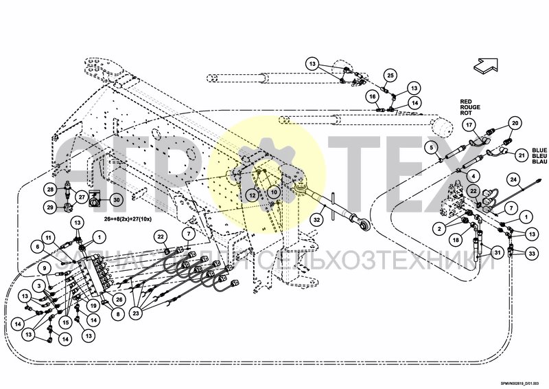 Чертеж HYDRAULICS COMFORT 1 27---30m [2PF]