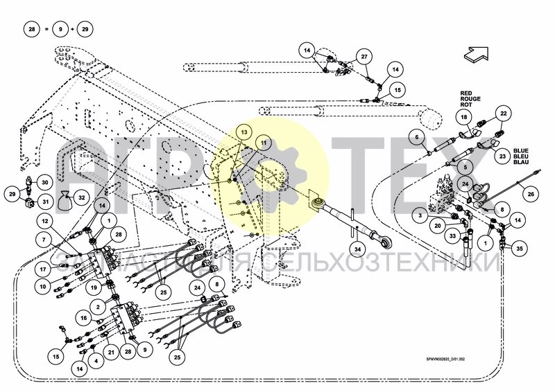 Чертеж HYDRAULICS COMFORT 2 27---30m [2PF]