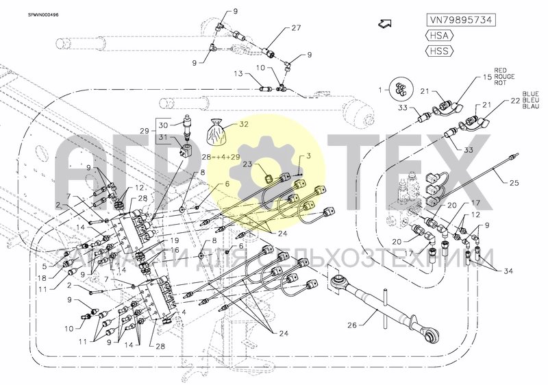 Чертеж HYDRAULICS COMFORT 2 27---30m [2PF]