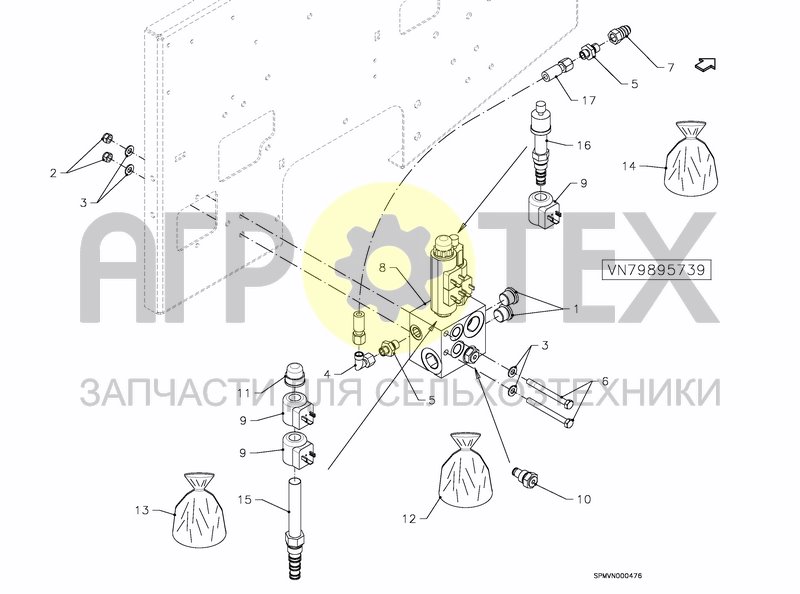 Чертеж OIL CIRCUIT LOAD SENSING 27---30M