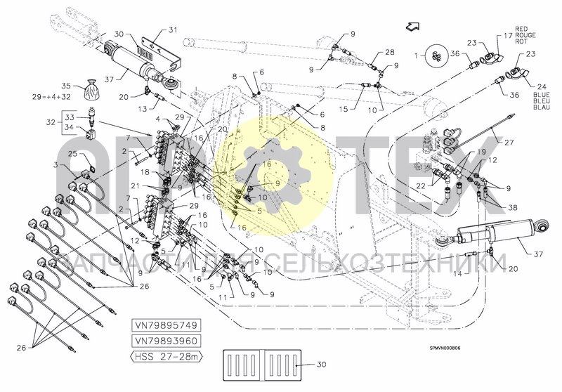 Чертеж HYDRAULICS COMFORT 3 27/28M