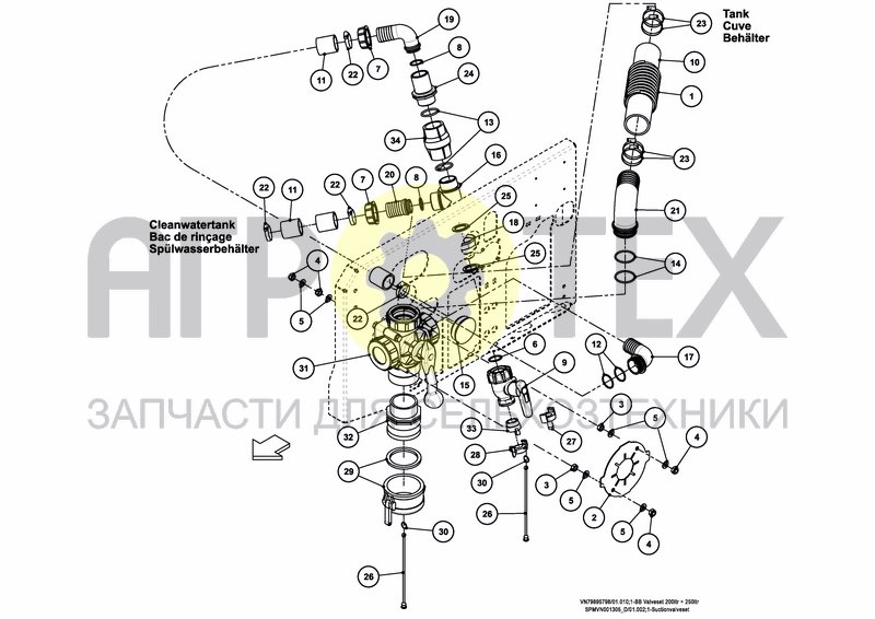 Чертеж VALVESET 200/250 L iXclean