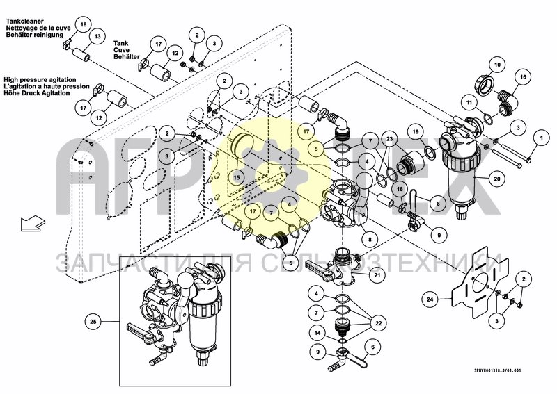 Чертеж VALVESET 200/250 L