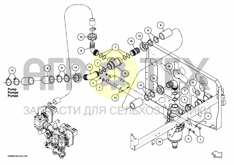 Чертеж VALVESET 200/250 L