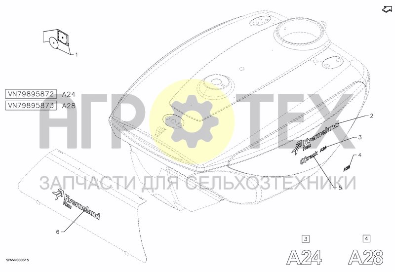 Чертеж DECAL SCHEMATIC