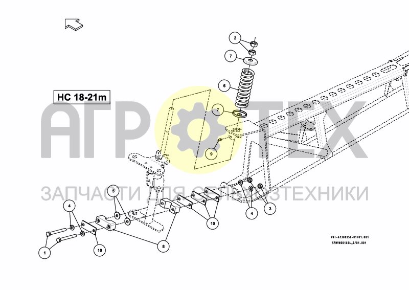 Чертеж SPRAYBOOM HC 18---21M