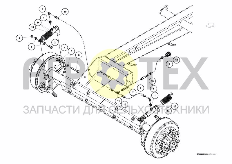 Чертеж HYDRAULIC BRAKE