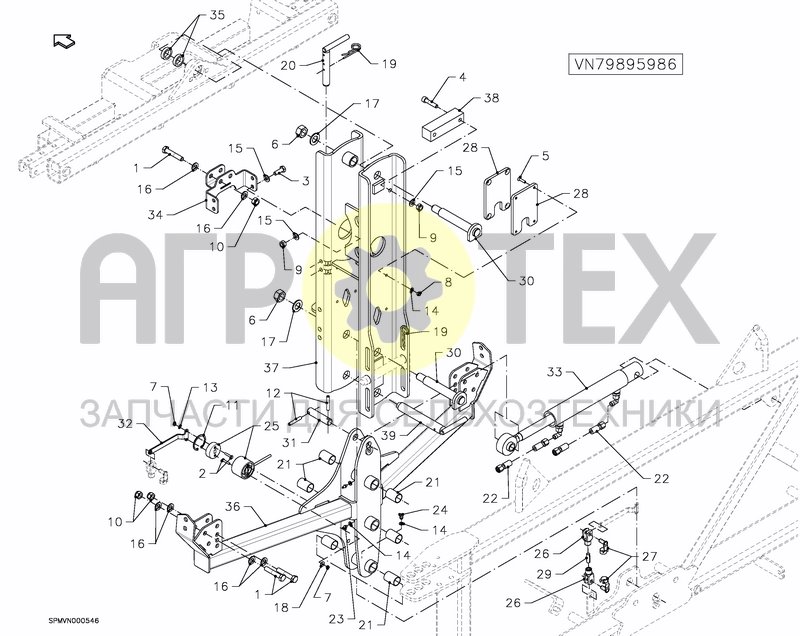 Чертеж LIFTFRAME+MIDDLESECTION HSS 27/28M