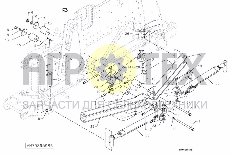 Чертеж LIFTFRAME+MIDDLESECTION HSS 27/28M