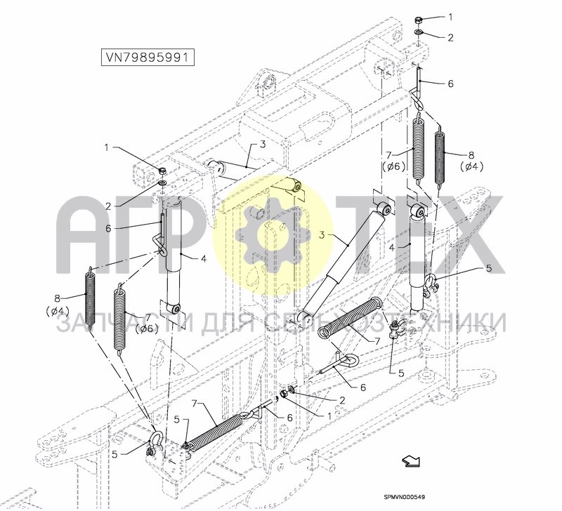 Чертеж LIFTFRAME+MIDDLESECTION HSS 27/28M