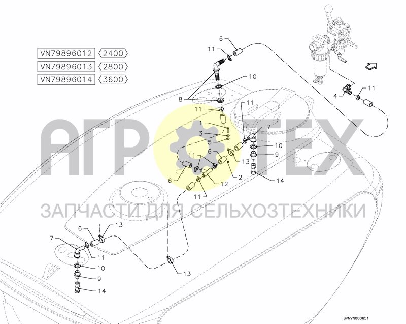 Чертеж MAIN TANK, CLEANER 2400/2800/3600