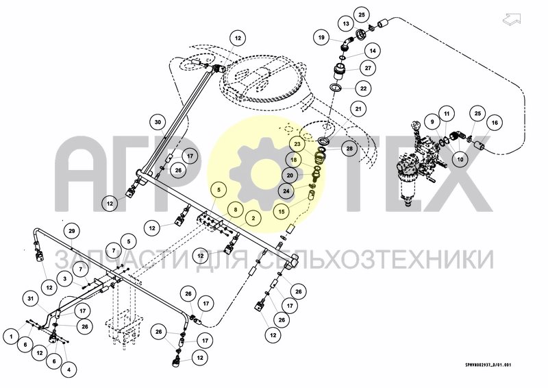 Чертеж HIGH PRESSURE AGITATION