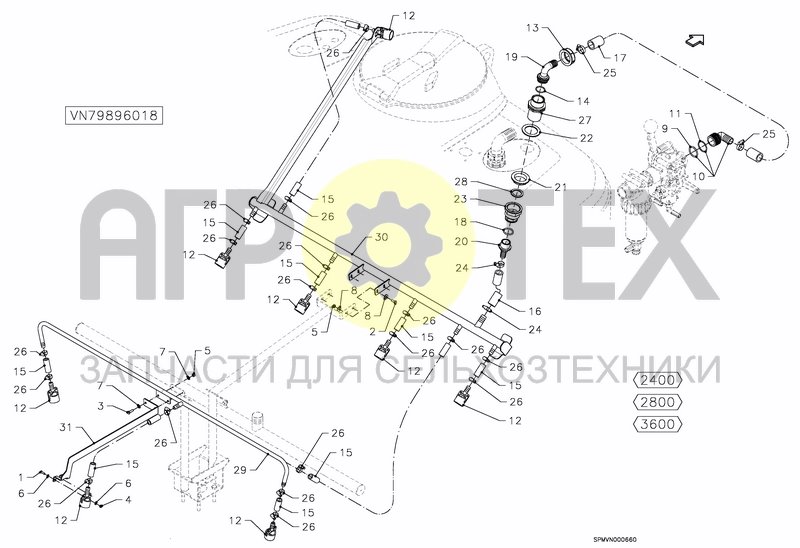 Чертеж HIGH PRESSURE AGITATION