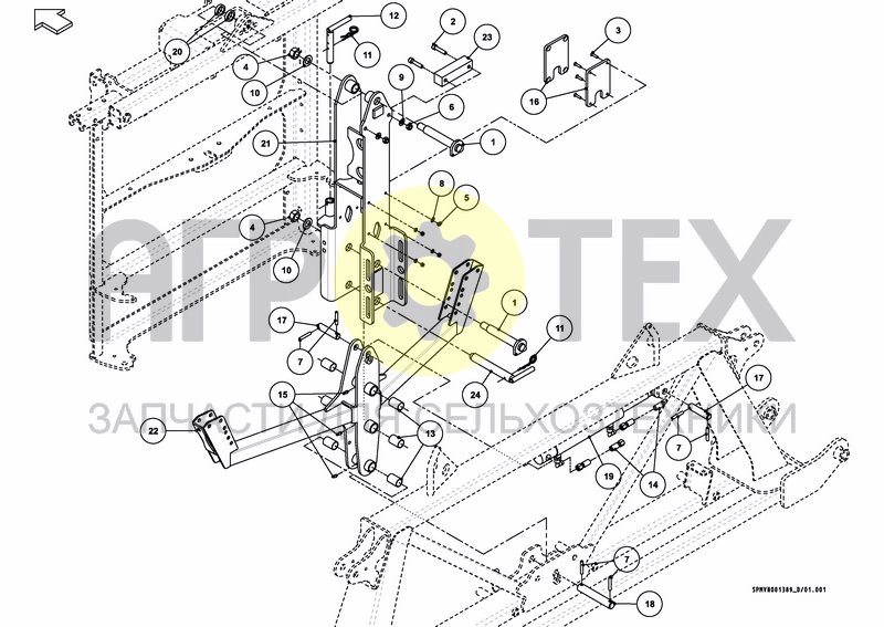 Чертеж MIDDLESECTION HC 18---21M