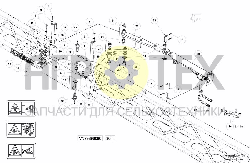 Чертеж SPRAYBOOM HSS 27---30M