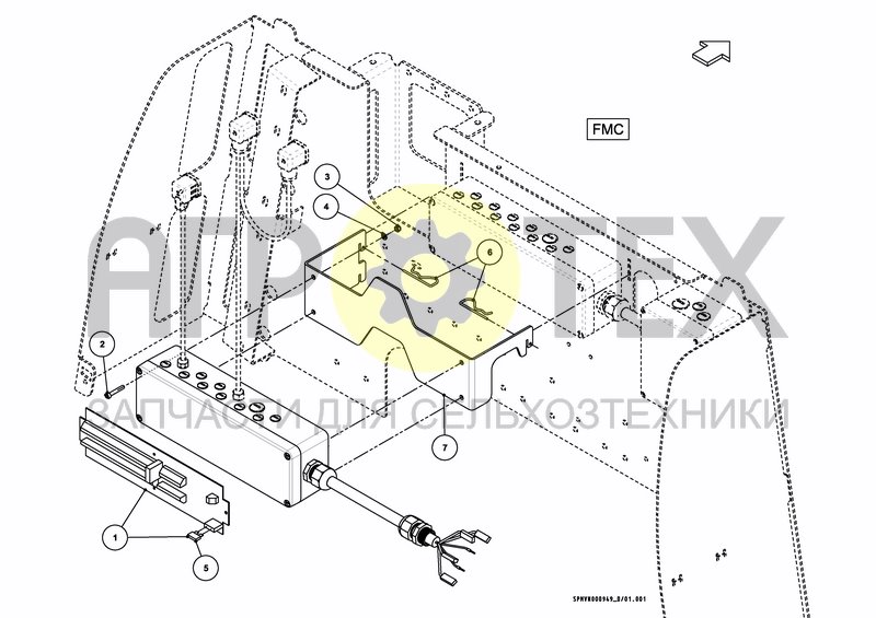 Чертеж SHC BOX (EXTRA) FMC