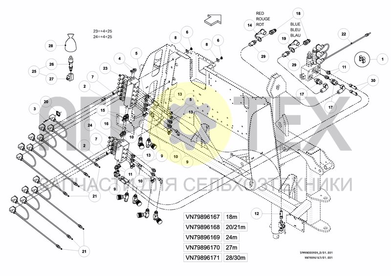 Чертеж HYDRAULICS COMFORT 2 27---30M