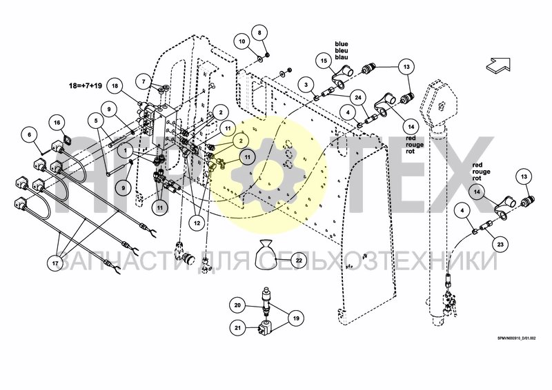 Чертеж HYDRAULICS BASIC 1 18---21M