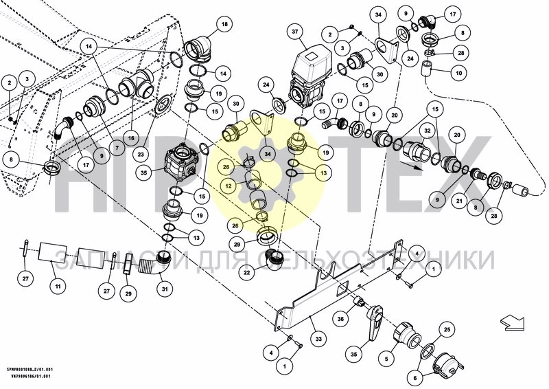 Чертеж VALVESET