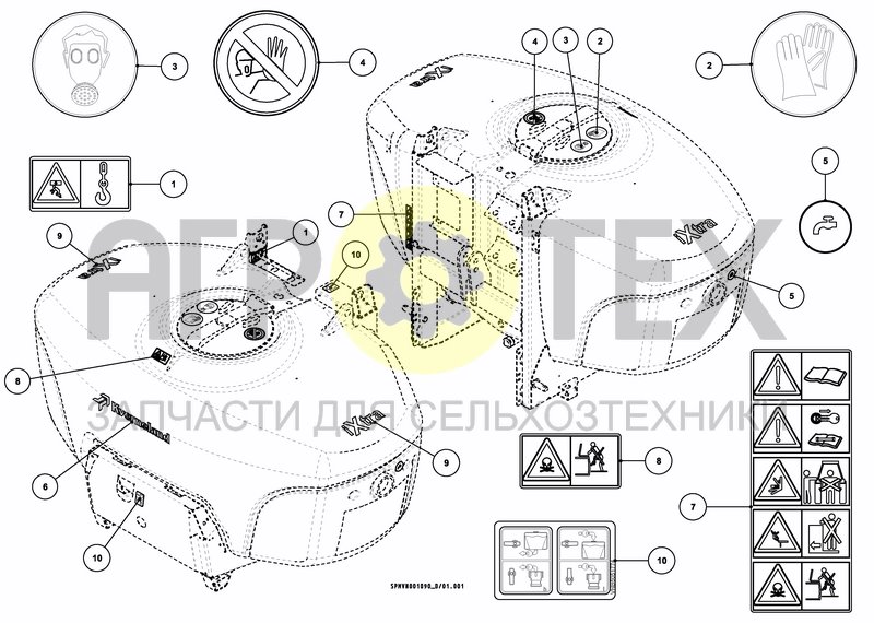 Чертеж DECAL SCHEME