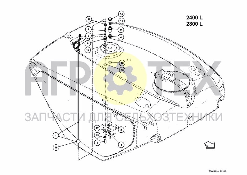 Чертеж LEVEL INDICATOR ELECTRIC SHORT