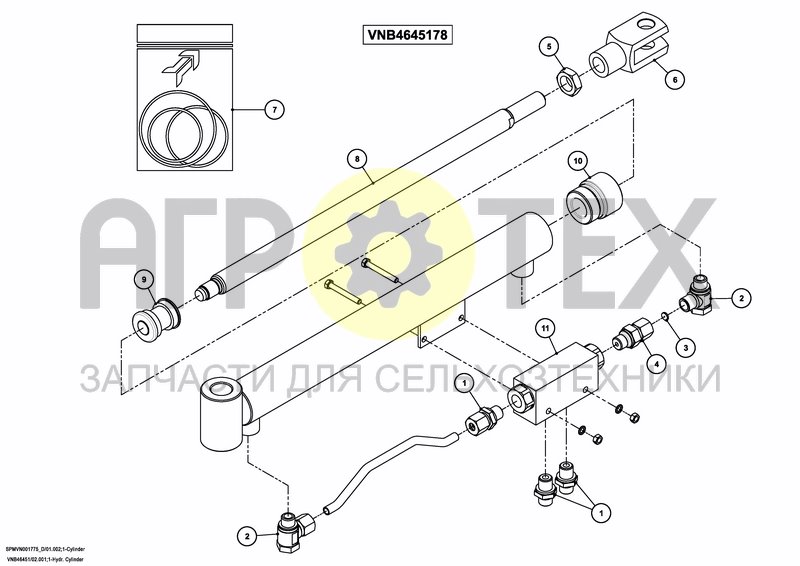 Чертеж SPRAYBOOM HC 24M