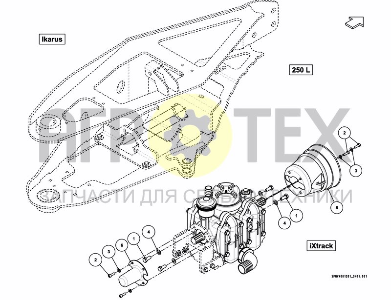 Чертеж PUMPSET 250 L