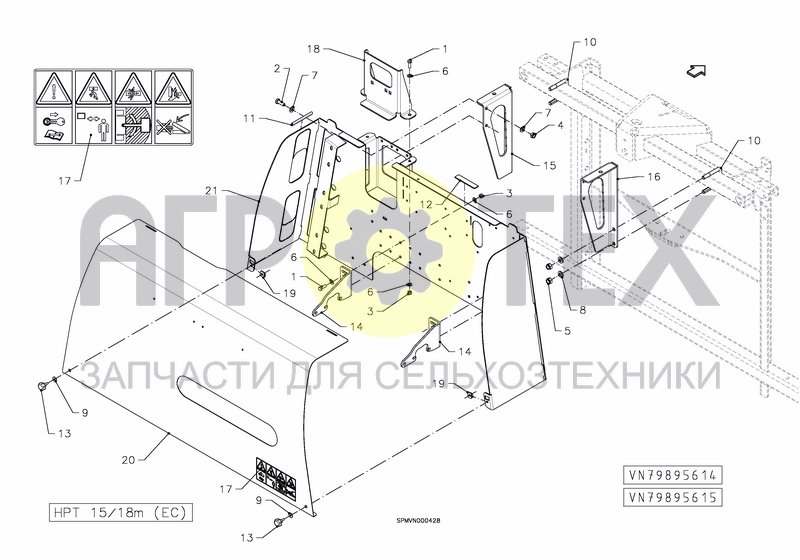 Чертеж LIFTFRAME HPT 15/18 M