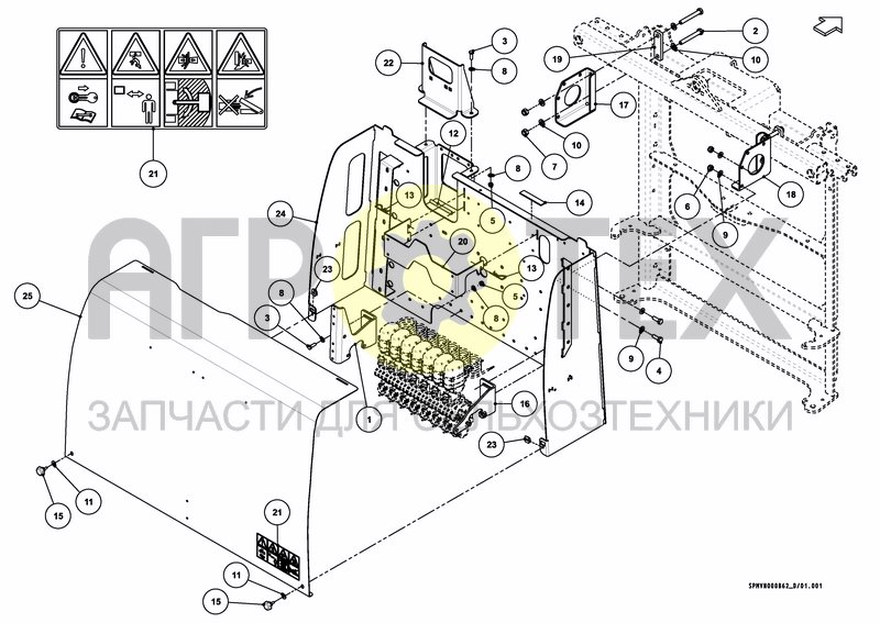 Чертеж CONTROL BOX 18---21M