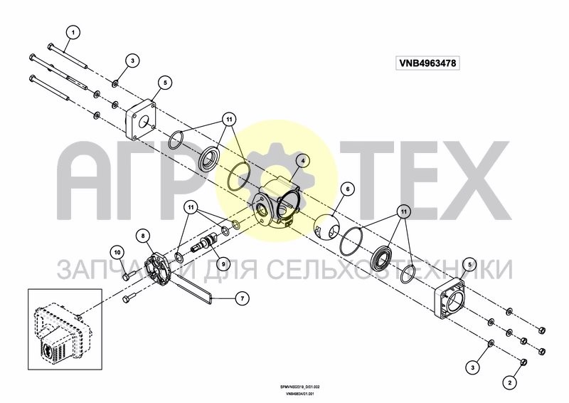 Чертеж IXFLOW ELECTRIC MAIN VALVE