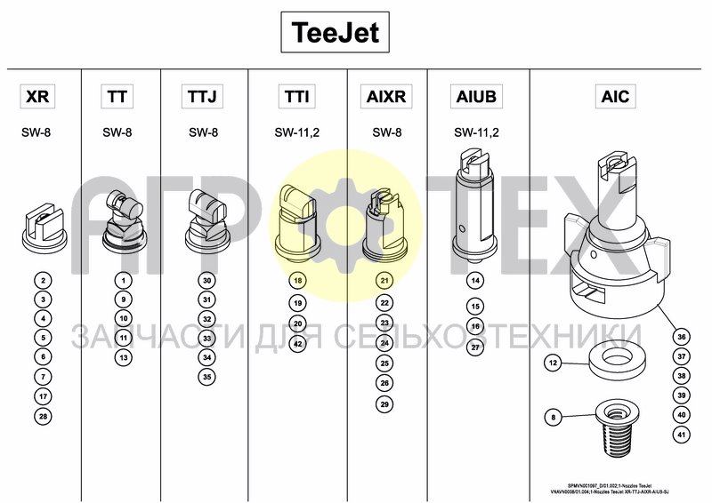 Чертеж NOZZLES