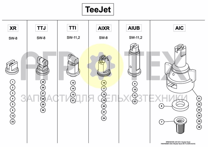 Чертеж NOZZLES