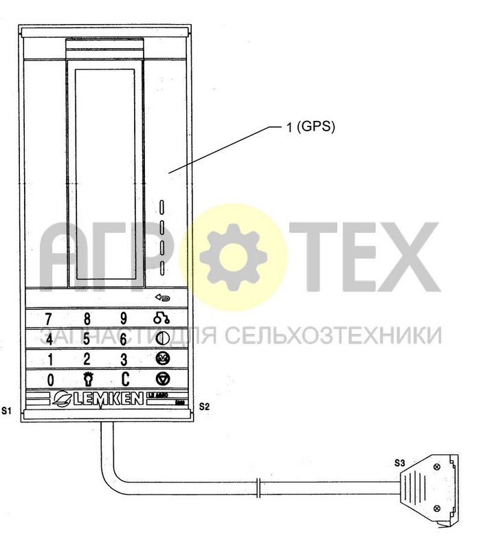 Чертеж LH5000-GPS