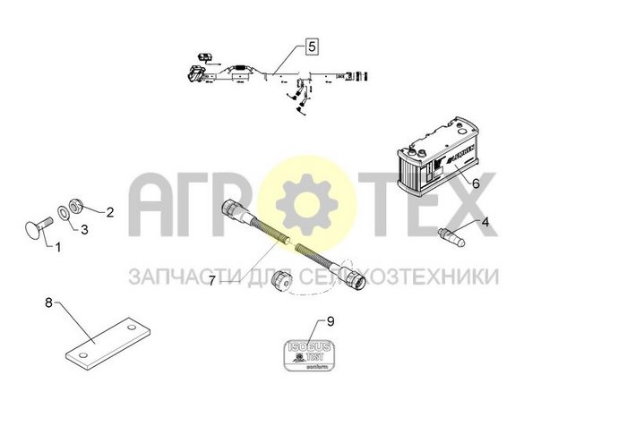 Чертеж ISOBUS Solitair 10/12