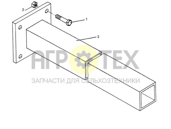 Fahrwerk Solitair F300 (№14 на схеме)